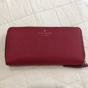 Red Kate Spade Wallet
